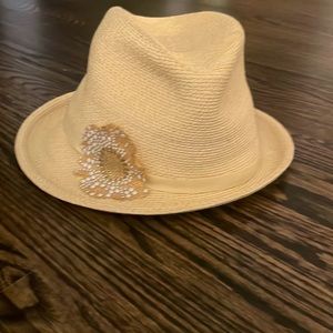Louise Green straw fedora